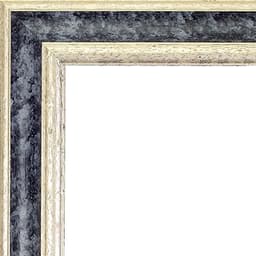 Schwarz-Silber Dekor